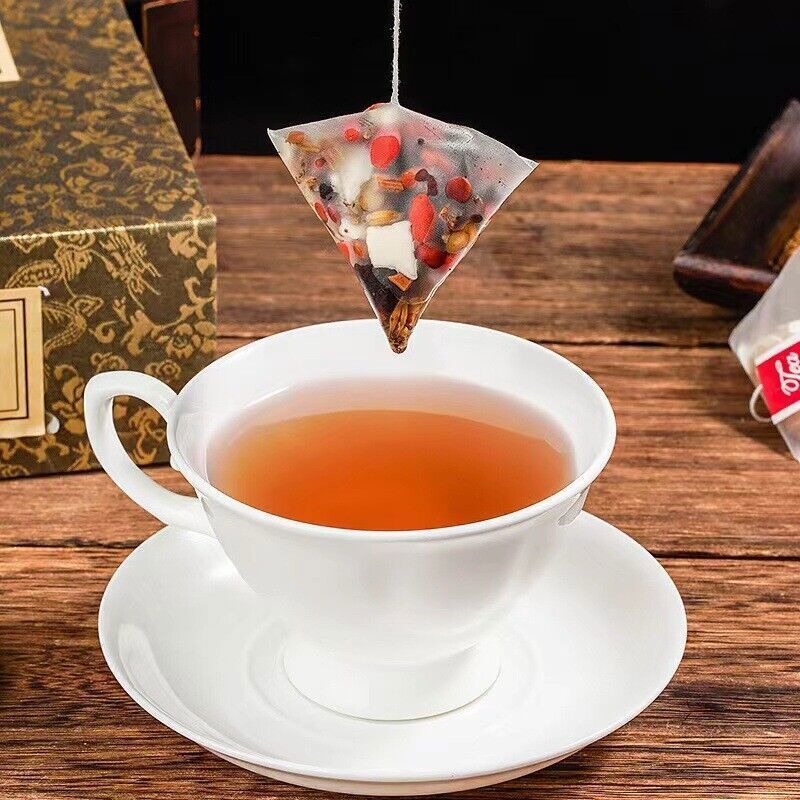 Sour Jujube Kernels Poria Cocos Lilies Mulberries Goji Berries Yams Herbal Tea