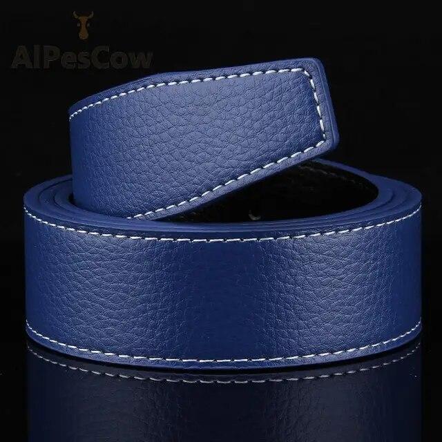 3.5mm Replacement Belt Genuine Leather LUXURY Mens Reversible Strap For H Buckle