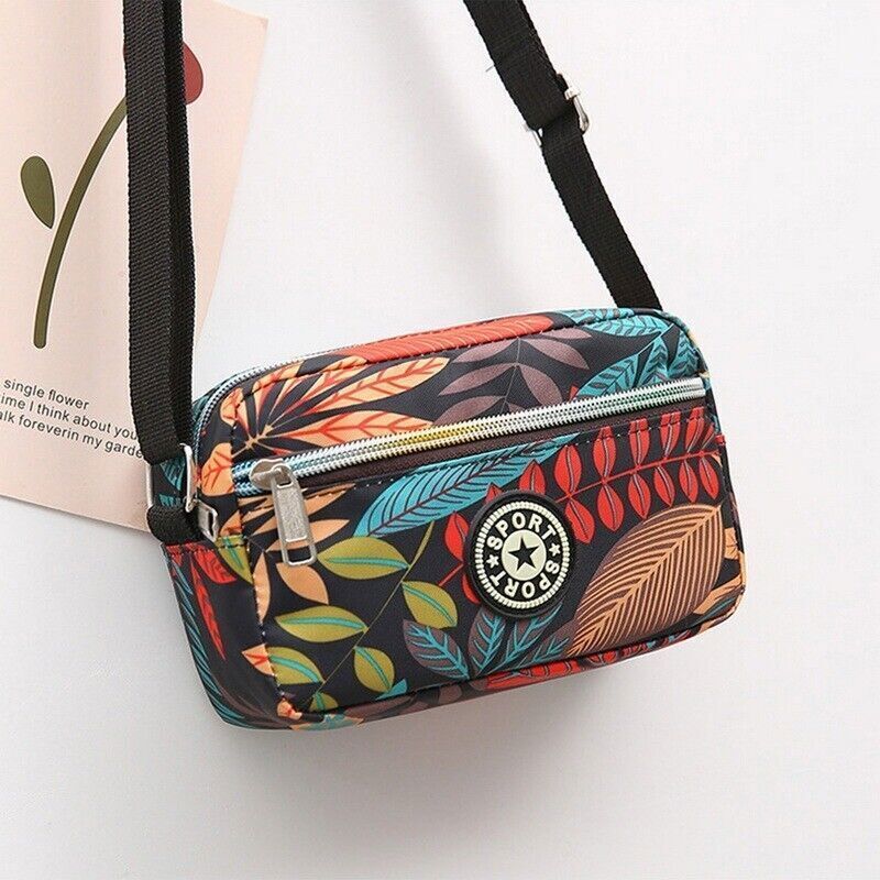 Women Handbag Ladies Luxury Square Messenger Nylon Crossbody Canvas Shoulder Bag