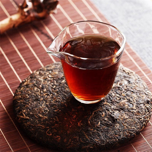 Classic Ripe Pu Erh Tea Slimming Black Menghai Cooked Puer 357g Black Tea Health