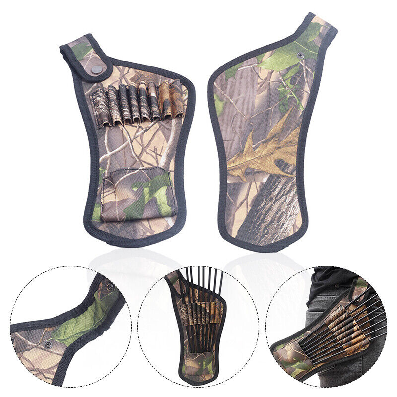 Archery Bow Arrow Quiver Holder Bag For Outdoor Hunting Shooting Accessories 1x
