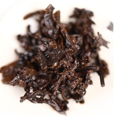 400g,普洱 2020 Haiwan Old Comrade Ripe Puer Cake Liang Pin Yin Geng Shu Pu erh Tea