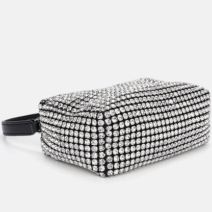 Lady's Elegant Evening Dress Bag Party/Cocktail Full Diamond Tote Shoulder Bags