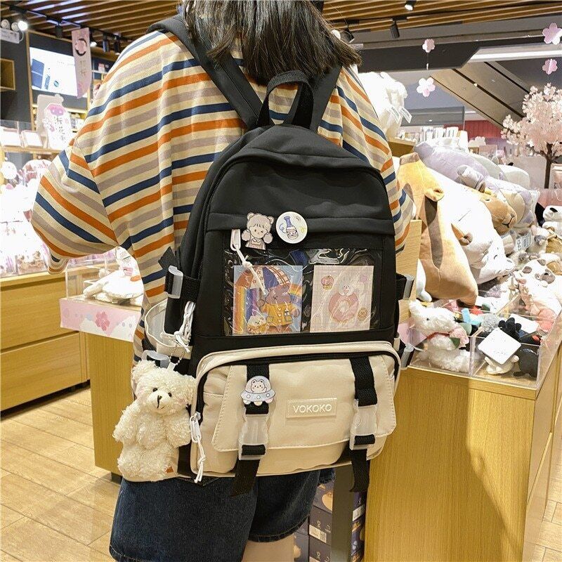 Women Backpack Waterproof School Bag Girl Student Bookbag Female Travel Bagpack