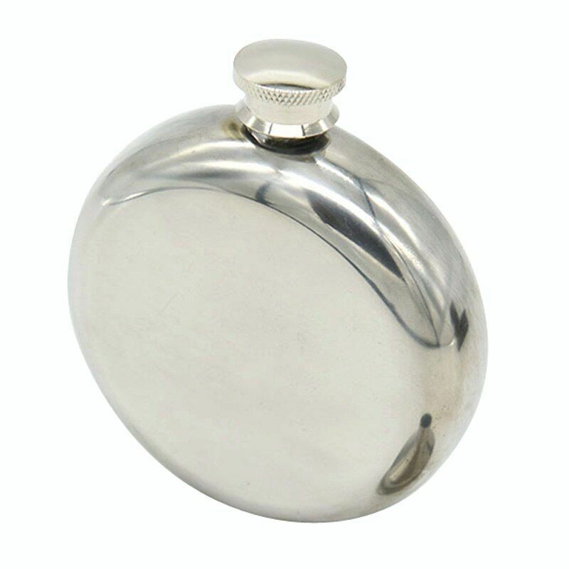 Hip Flask Mini Alcohol Liquor Bottles Stainless Steel Whiskey Flagon 9x2.7x8.7cm