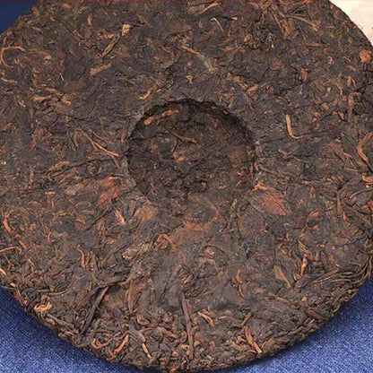 357g Yunnan Qizi Pu-erh Cake Tea 2002 Super Grade Ripe Pu'er Tea Shu Puerh Tea