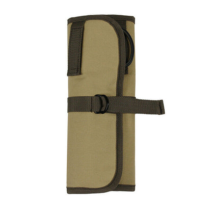 Portable Foldable Outdoor Camping Cutlery Storage Bag Knife Bag Roll Hanging Bag