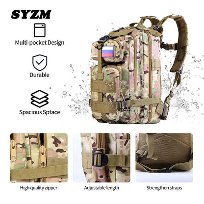 Tactical Backpack Military Rucksacks Camping Hiking Bag Hunting Backpack