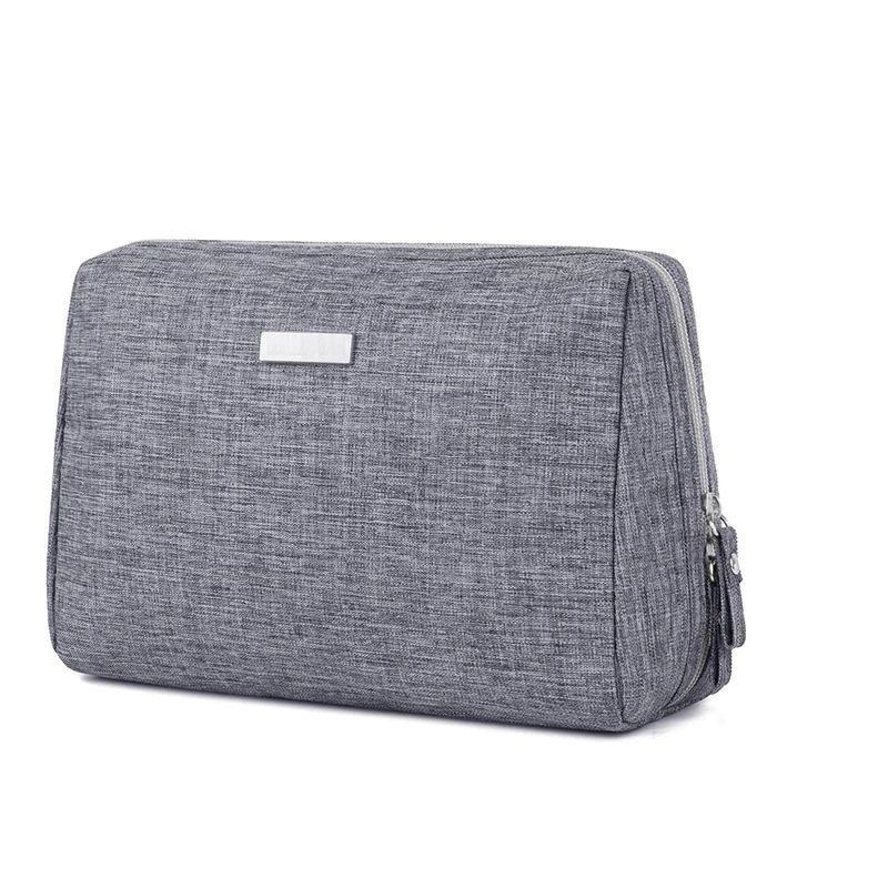 Small Cosmetic Case Canvas Travel Toiletry Storage Organizer Makeup Brushes Bags
