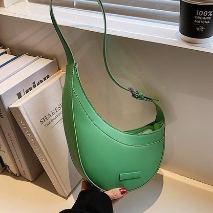 Women Shoulder Bag PU Leather Purse and Handbag Shopper Underarm Bag