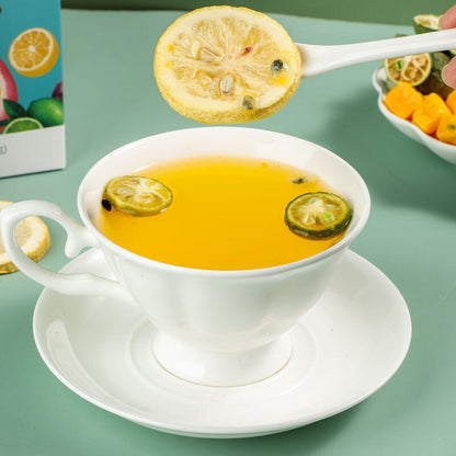 TongRenTang Kumquat Lemon Passion Fruit Tea 同仁堂金桔柠檬百香果茶18克*5包