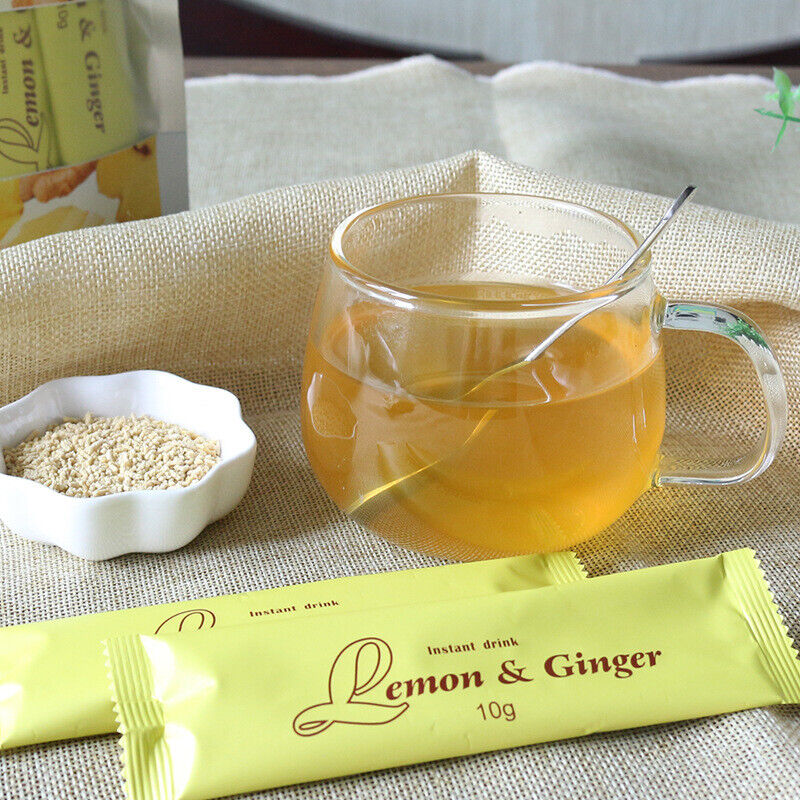 Lemon Ginger Tea Weight Loss Slimming Diet Teabags Lemon & Ginger Burn Fat 150g