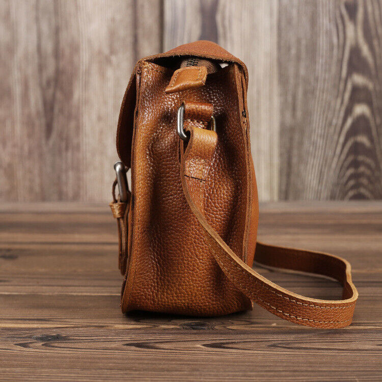 New Women Vintage Brown Leather Messenger CrossBody Shoulder Bag Handmade Purse