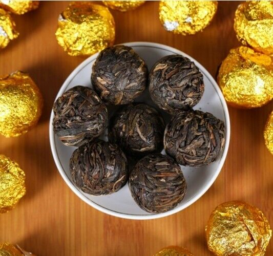 Handmade Pearl BuLangShan puerh Tea Mini Raw Puerh Tea Uncooked Puerh Tea-