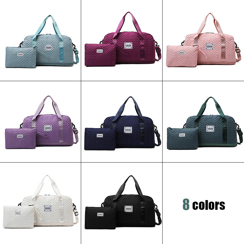 Extensible Dry Wet Separation Handbag Shoulder Bag Waterproof Travel Yoga Sports