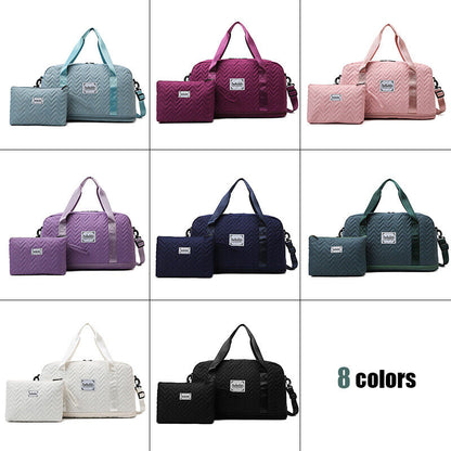 Extensible Dry Wet Separation Handbag Shoulder Bag Waterproof Travel Yoga Sports