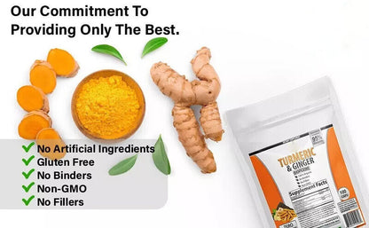 Turmeric Curcumin Turmeric 100 capsules 500mg 100% organic US seller -