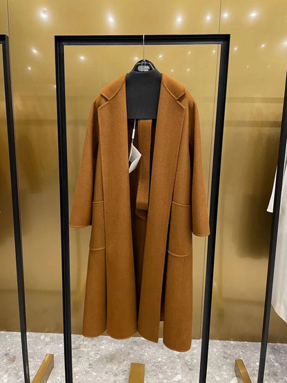 Wool Coat Female Women's Cashmere Coat Autumn Winter Cashmere Coat