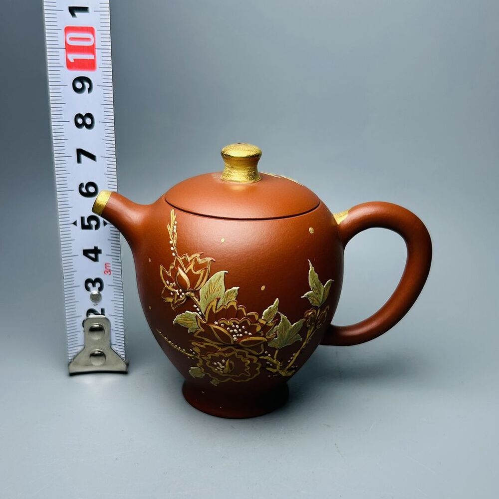 Vintage China Yixing Purple Clay Teapot Zisha Ceremony Fine Tea Set Collectible