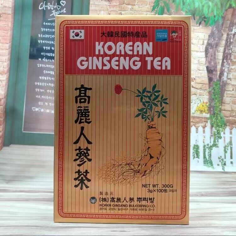 Anti Stress Korean Ginseng Tea Korea Tea 3g X 100bags Insam Granule Tea Extract