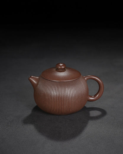 Chinese Yixing Zisha Clay Handmade Exquisite Teapot （筋纹西施 底款：顾景舟）