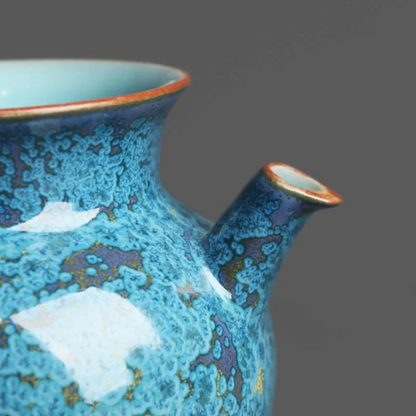 Ceramic Tea Pitchers Blue Ceramic Tea Services 200ml