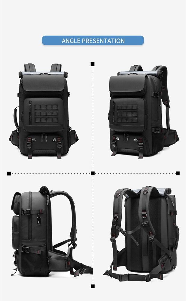 Men Travel Backpack 60L Outdoors Backpack Bag Backpack Shoe Bag