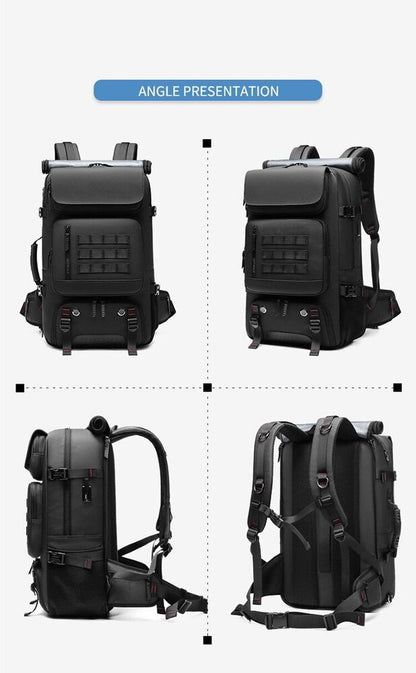 Men Travel Backpack 60L Outdoors Backpack Bag Backpack Shoe Bag
