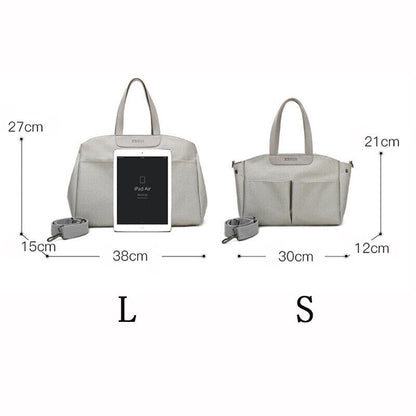 Mommy Diaper Bag Women's Shoulder Bag Mom Travel Stroller Bag Baby Storage Bag