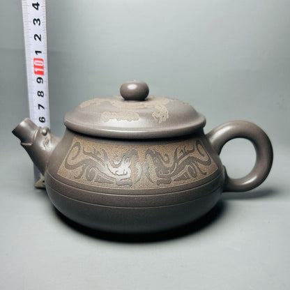 Vintage Chinese Yixing Purple Clay Teapot Zisha Ceremony Fashion Nice Teaware