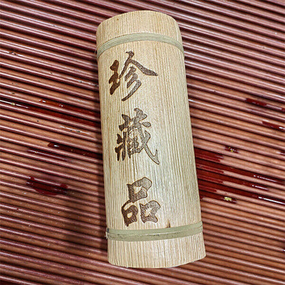 Small Bamboo Tube Puerh Tea Raw Tea 云南普洱茶生茶 小龙柱竹筒生茶小竹筒 普洱茶500克