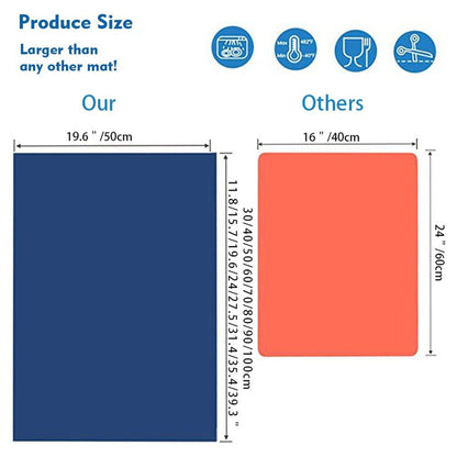 Silicone Mat Extra Large Heat Resistant Placemat Waterproof Kitchen Counter Pads