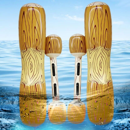 4PCS/Set Swimming Pool Float Game 2 Person Inflatable Water Pump Pool Party Raft
