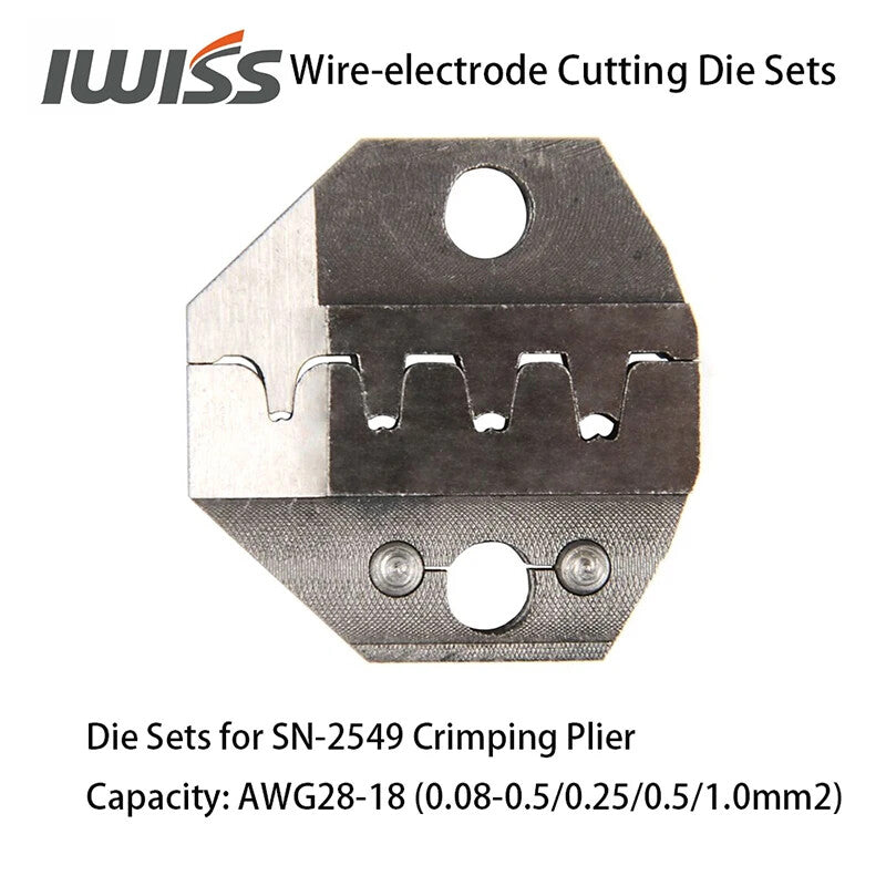 IWISS Wire-electrode Cutting Die Sets for SN-2549/48B/28B Ratchet Crimping Plier