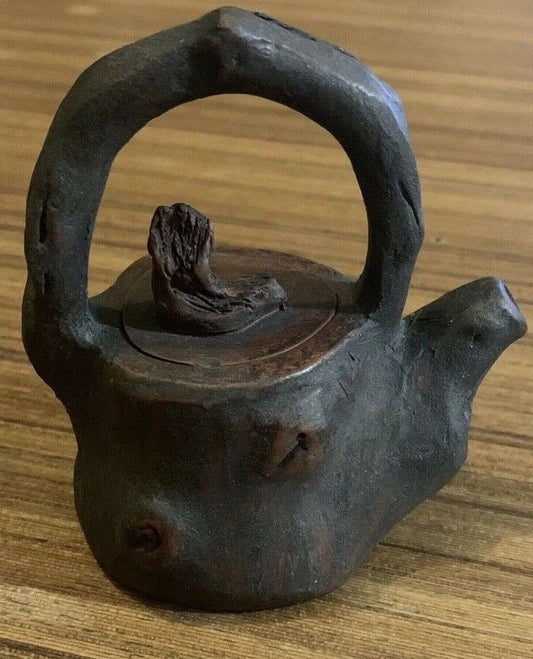 Chinese Antique Yixing Zisha Tree trunk/Branch Teapot Circa 1900- 1930
