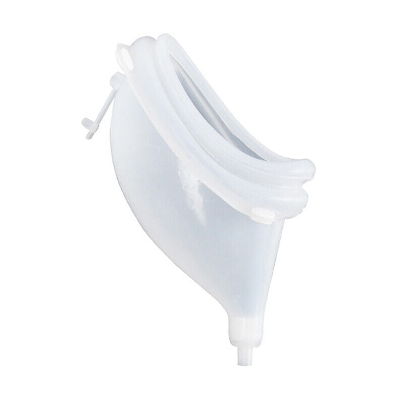 Urine Bag Collector Protable Mens Urinal Silicone Urine Funnel Reusable
