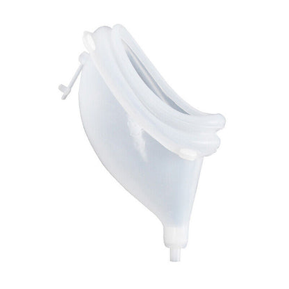 Urine Bag Collector Protable Mens Urinal Silicone Urine Funnel Reusable