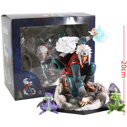 Anime Naruto Jiraiya Shima Fukasaku PVC Actionfigur Modell Spielzeug Statue Puppe Geschenk-