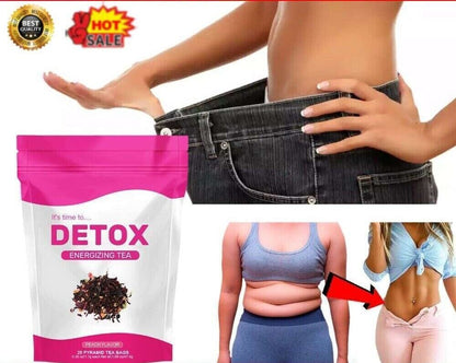 28pcs Detox Tea - All-Natural, Supports Healthy Weight, Helps Reduce Bloating