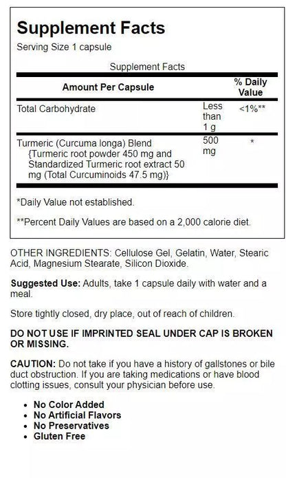 Nature Made curcumin 500 mg 120 capsules