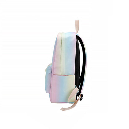School Bag Opening season Stylish Backpack Students Gradient Schoolbag