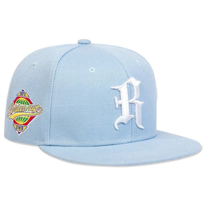 R Letter Snapback Baseball Cap Hat Adjustable Cali Era Hip Hop Flat Men Cotton