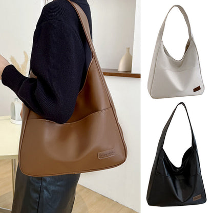PU Leather Shoulder Bag Messenger Bag Tote Bag Large Capacity Handbags Casual