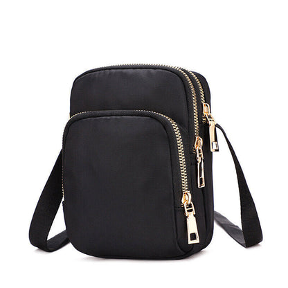 Women Crossbody Zipper Mobile Phone Shoulder Bag Lady Female Handbag
