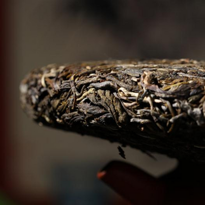 357g Yunnan Organic Pu'er Green Tea Raw Puerh Tea Yiwu Old Pu-erh Shengcha Cake