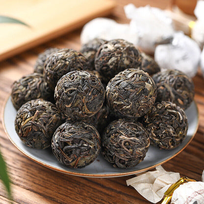 Yiwu Puerh Tea Ripe Tea Longzhu Puerh Raw Tea Longzhu Small Tuocha 500g