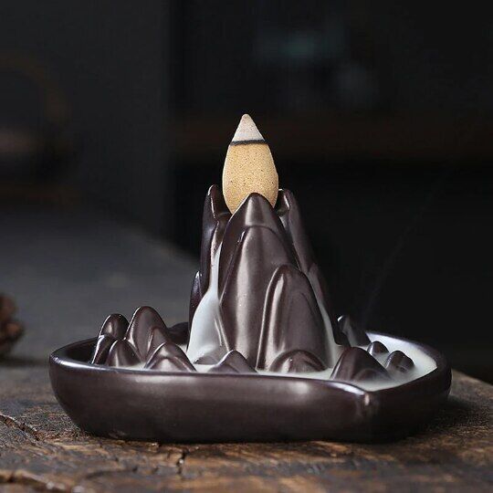 Heart Ceramic Incense Holders Mountain Incense Burners