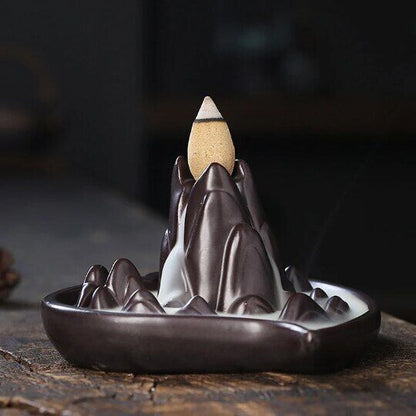 Heart Ceramic Incense Holders Mountain Incense Burners