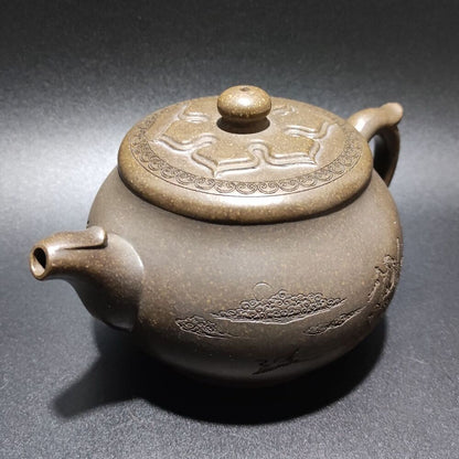 Chinese Yixing Zisha Clay Teapot Sand-Fired Pot Kettle Teacup Signed Certificate