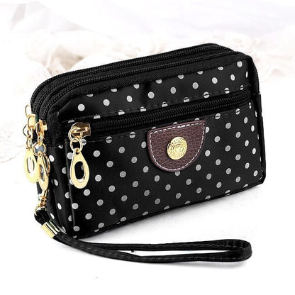 Fashion Women Wallets Small Handbags Canvas Zipper Clutch Coin Purse Pocket 1PC